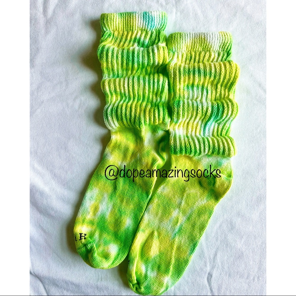 Mothers Day Tie Dye Slouch Socks